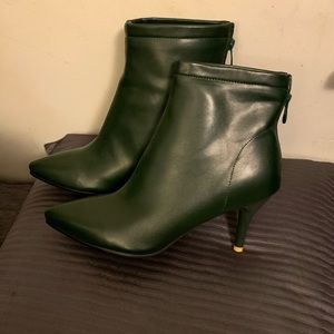 Brand New!! Faux leather Ankle Booties
